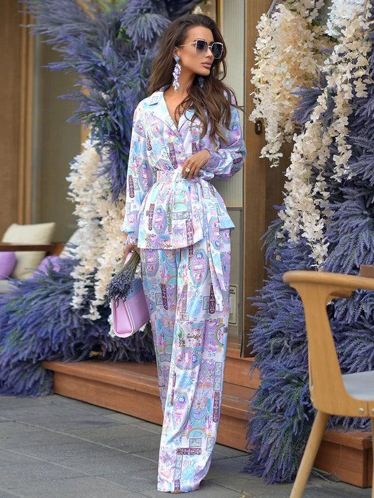 Women Printed Two-Piece Set | Azalea