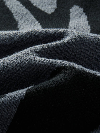 Abstract Graphic Knit Sweater | Henry