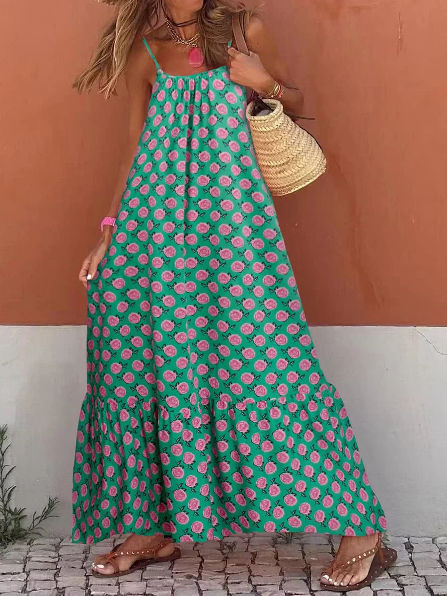 Patterned Maxi Summer Dress | Annis