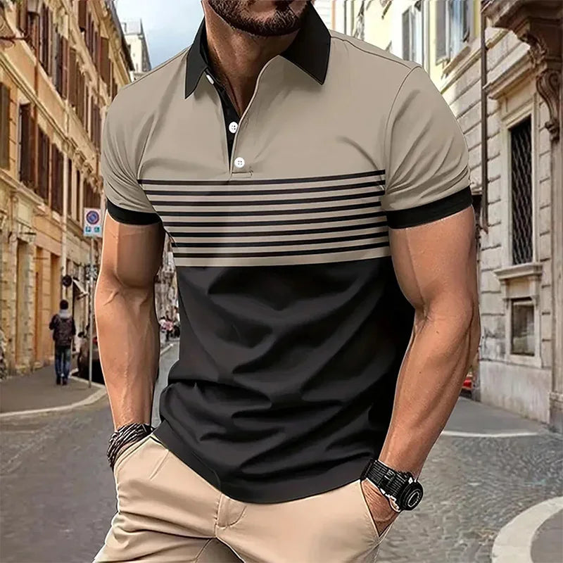 Striped Polo Shirt for Men | Victor