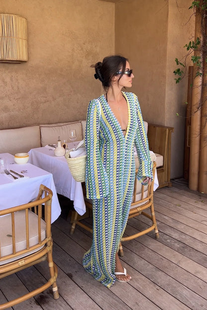 Retro Knit Maxi Dress | Abril
