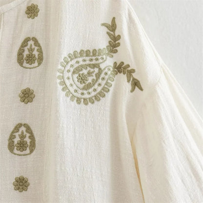 Women Embroidered Boho Blouse | Amara