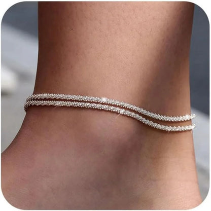 Women Crystal Chain Anklet | Ianthe
