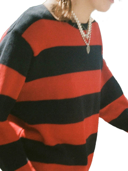 Striped Knit Sweater | Honey