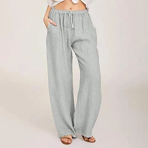 High-Waisted Wide-Leg Drawstring Pants | Nova