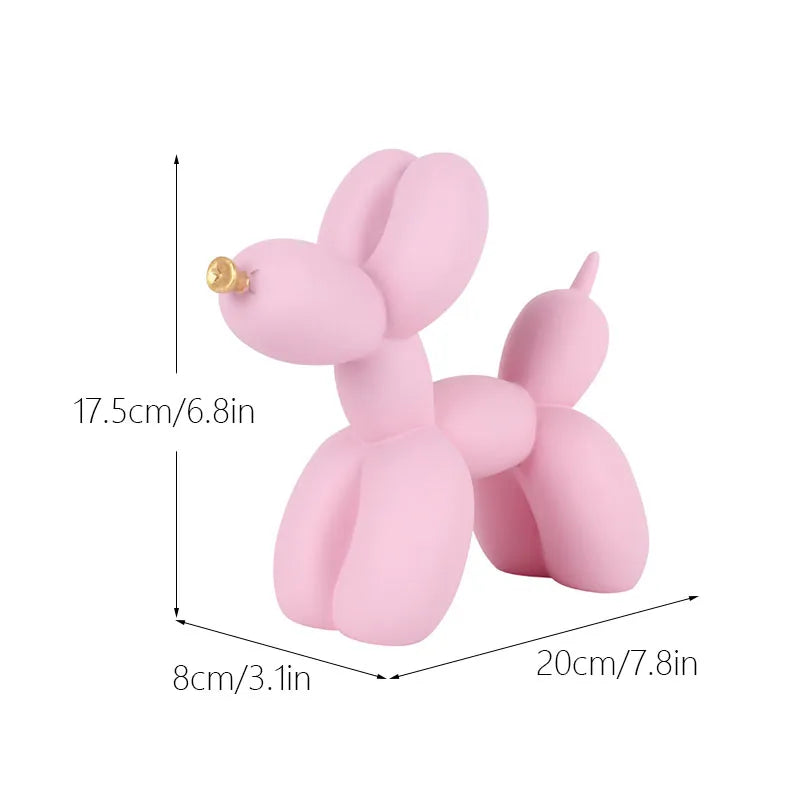 Variant image for Colorful Dog Balloon Sculpture Resin | Whimsical Home Decor-7