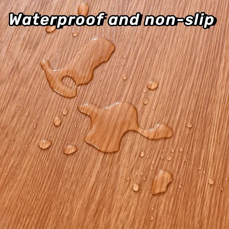 Self-Adhesive Wood Grain Wallpaper - Waterproof Vinyl Decorative Wall Sticker for Home and Kitchen, Easy Installation 1