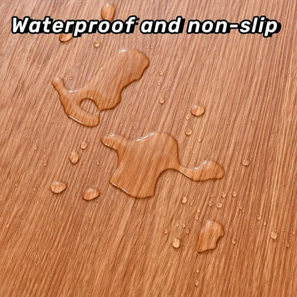 Self-Adhesive Wood Grain Wallpaper - Waterproof Vinyl Decorative Wall Sticker for Home and Kitchen, Easy Installation 1