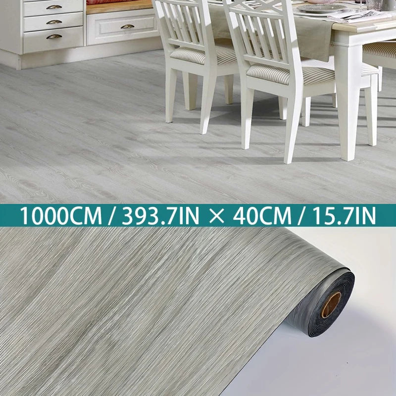 Self-Adhesive Wood Grain Wallpaper - Waterproof Vinyl Decorative Wall Sticker for Home and Kitchen, Easy Installation 7