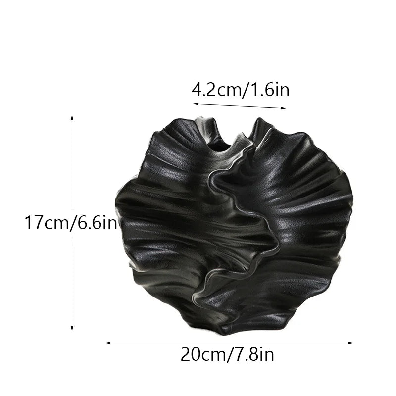 Variant image for Decorative Vase Coral Ceramic | Ocean Breeze-4