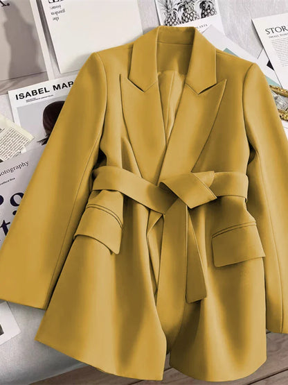 Belted Blazer Jacket | Soleil