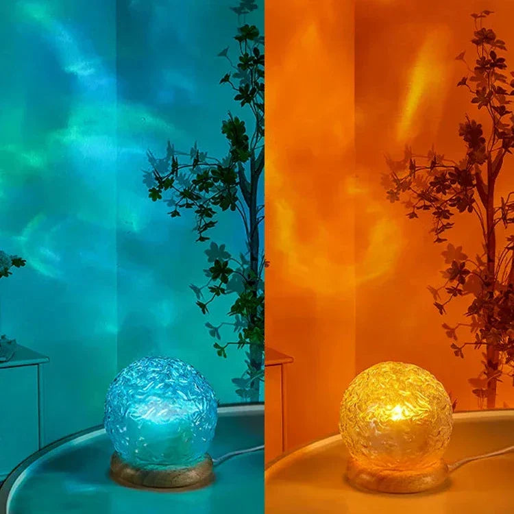 Home Night Light Projector Water Wave Lamp | Serenity-4