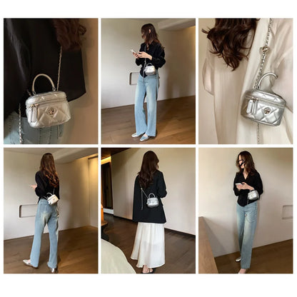 Women Quilted Mini Crossbody Bag | Amara