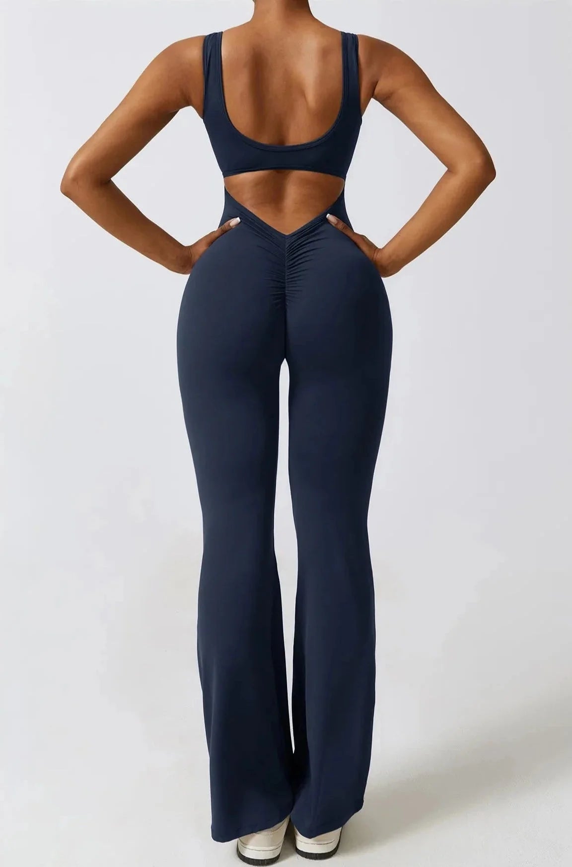 Women Jumpsuit Black Nylon | Sophia-5