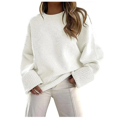 Women Cozy Oversized Textured Sweater | Yasmin