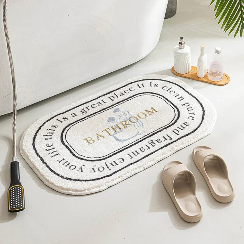 Bathroom Rug Microfiber Non-Slip | Elegance 2
