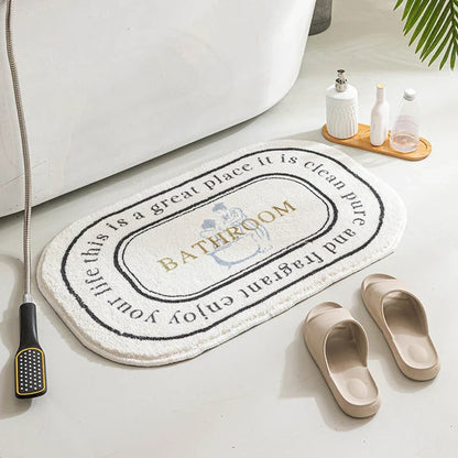 Bathroom Rug Microfiber Non-Slip | Elegance 2