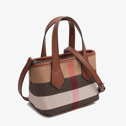 Women Classic Plaid Mini Tote Bag | Arabelle