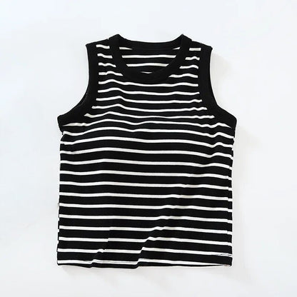 Striped Sleeveless Top | Maria