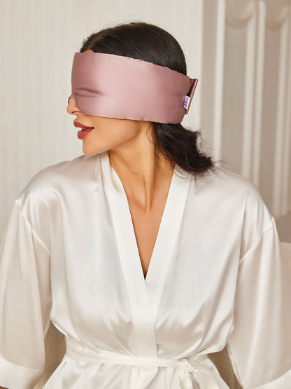 Silk Sleep Mask for Comfortable Eye Care – Adjustable Light Blocking Eye Mask for Restful Sleep 13