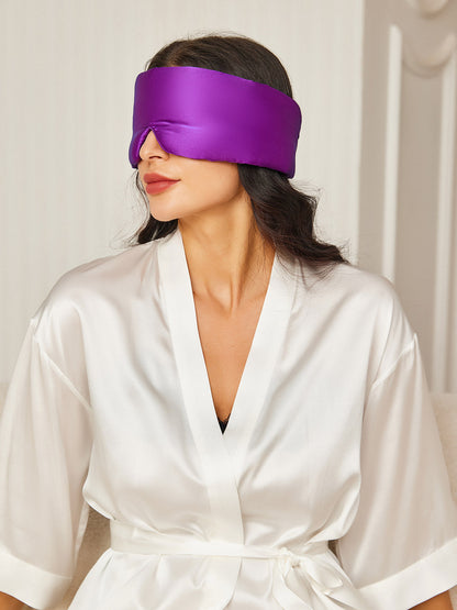 Silk Sleep Mask for Comfortable Eye Care – Adjustable Light Blocking Eye Mask for Restful Sleep 16