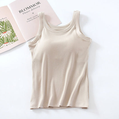 Basic Ribbed Tank Top | Cherry