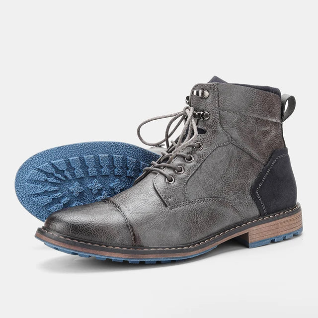Men Classic Leather Ankle Boots | Harold