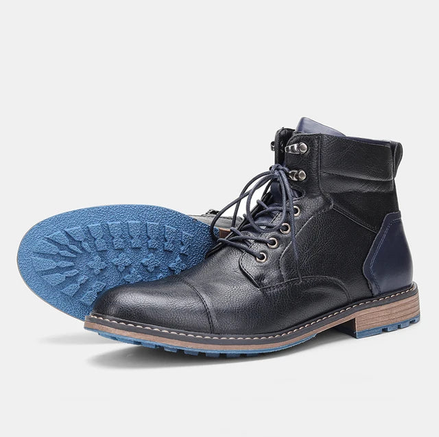 Men Classic Leather Ankle Boots | Harold