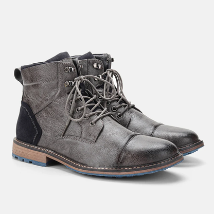 Men Classic Leather Ankle Boots | Harold