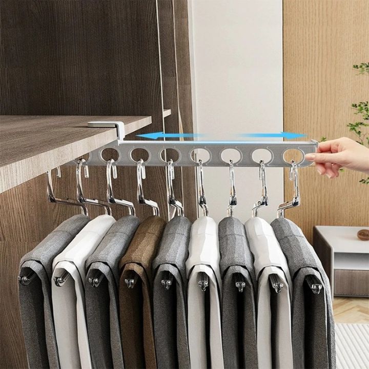 Space-Saving Clothes Organizer with Pull-Out Trouser Holder – Efficient Wardrobe Organiser for Optimal Clothes Storage 2