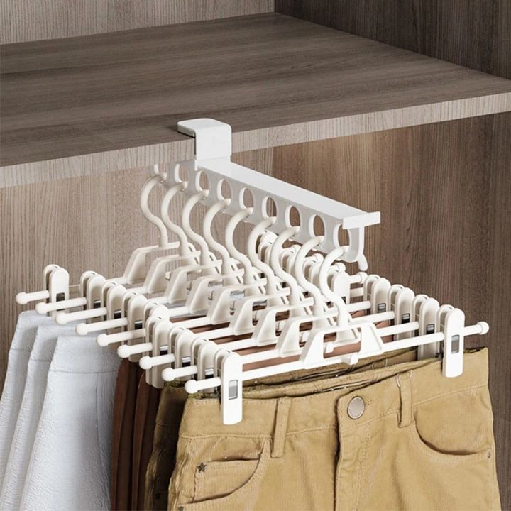 Space-Saving Clothes Organizer with Pull-Out Trouser Holder – Efficient Wardrobe Organiser for Optimal Clothes Storage 3