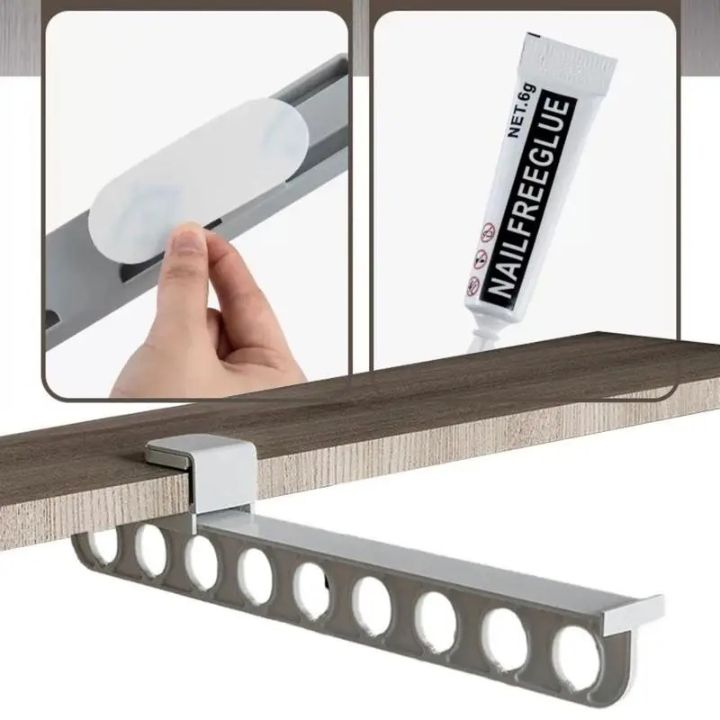 Space-Saving Clothes Organizer with Pull-Out Trouser Holder – Efficient Wardrobe Organiser for Optimal Clothes Storage 6