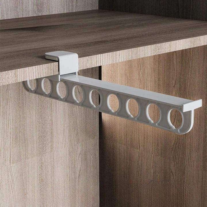 Space-Saving Clothes Organizer with Pull-Out Trouser Holder – Efficient Wardrobe Organiser for Optimal Clothes Storage 7