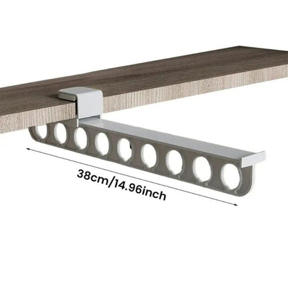 Space-Saving Clothes Organizer with Pull-Out Trouser Holder – Efficient Wardrobe Organiser for Optimal Clothes Storage 8