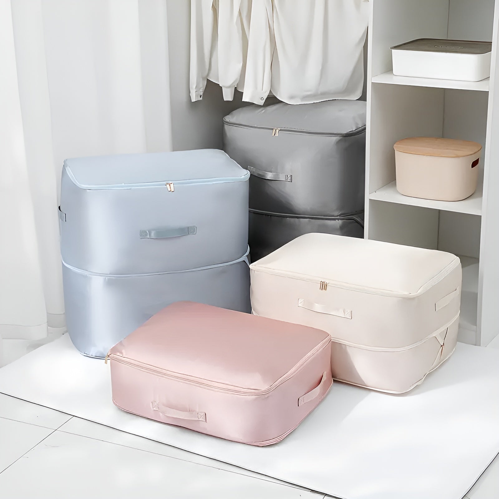 Space-Saving Compression Storage Bags for Clothes and Bedding – Airtight, Durable, Transparent Design 1