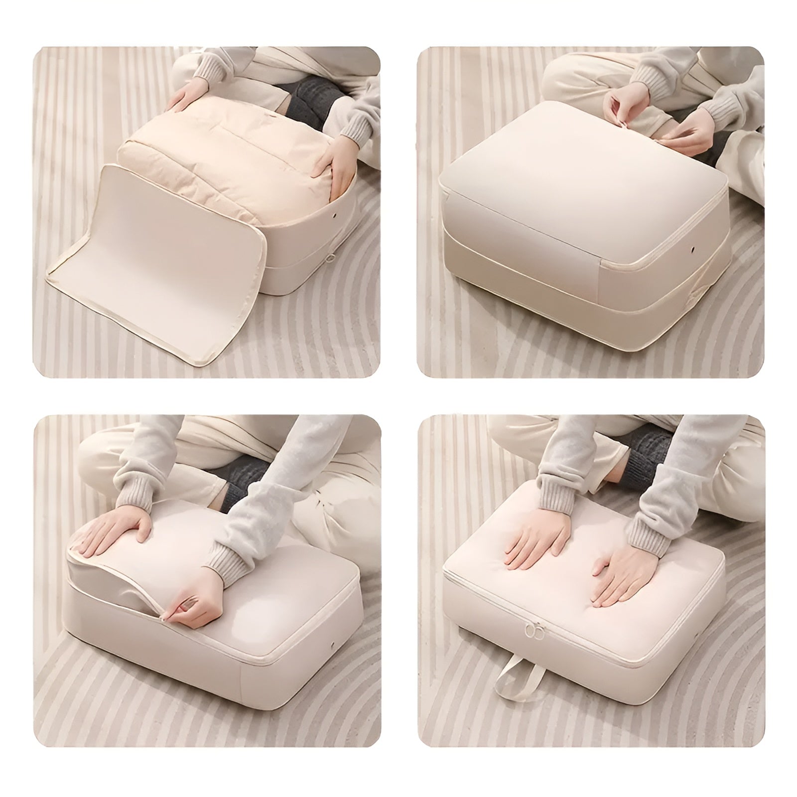 Space-Saving Compression Storage Bags for Clothes and Bedding – Airtight, Durable, Transparent Design 6