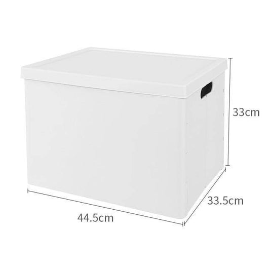 Stackable Folding Storage Box for Clothes, Durable PP+ABS Plastic Storage Container, Large Capacity, Portable Design 0
