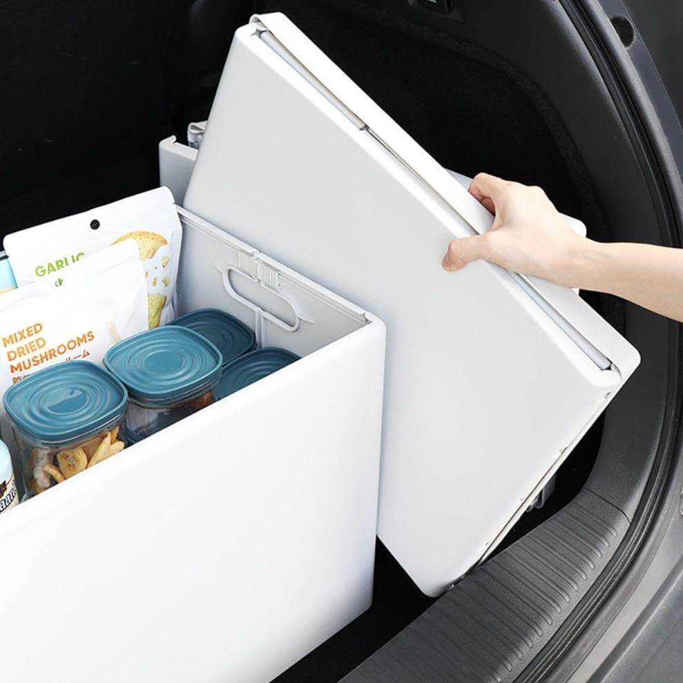 Stackable Folding Storage Box for Clothes, Durable PP+ABS Plastic Storage Container, Large Capacity, Portable Design 6