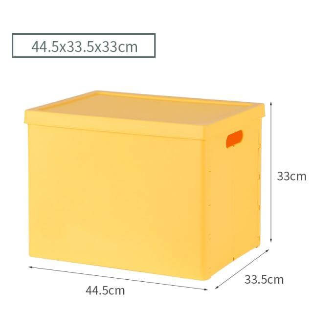 Stackable Folding Storage Box for Clothes, Durable PP+ABS Plastic Storage Container, Large Capacity, Portable Design 9