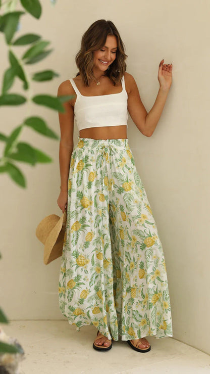 Wide-Leg Drawstring Pants | Sorrell