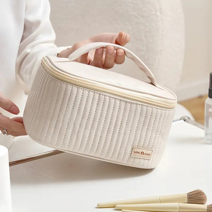 Stylish Toiletry Bag for Women and Men - Lightweight, Durable Travel Organizer for Cosmetics and Toiletries, Water-Resistant Fabric 4