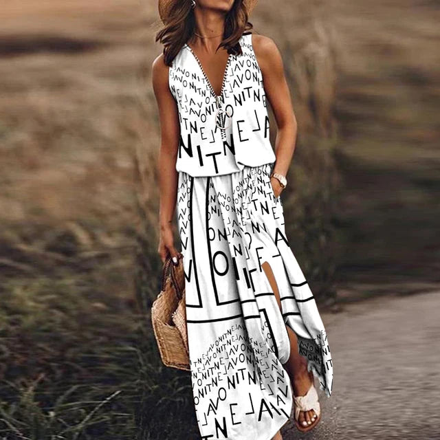 Fashionable Sleeveless Dress | Natalia