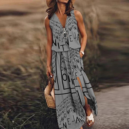 Fashionable Sleeveless Dress | Natalia