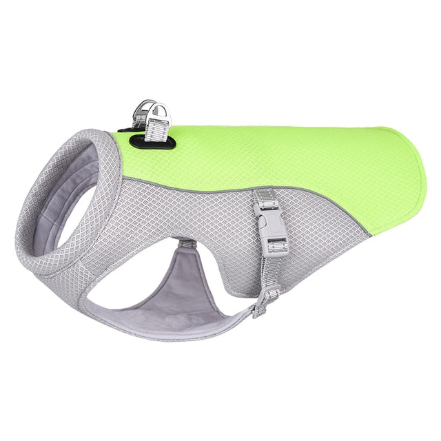 Variant image for Dog Cooling Vest Blue Polyester | WagChill-13