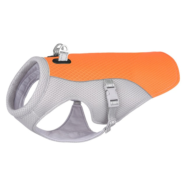 Variant image for Dog Cooling Vest Blue Polyester | WagChill-7