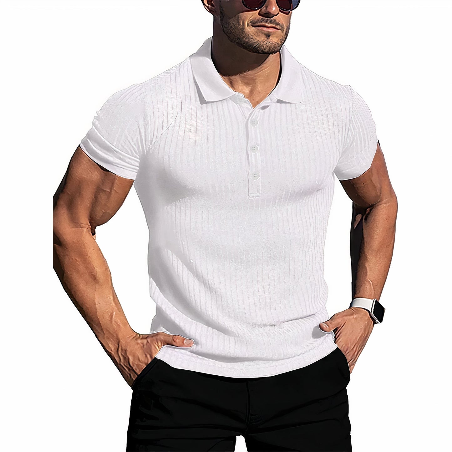 Men's Fitness Summer Poloshirt | Blake