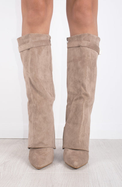 Suede Knee-High Boots | Bernadette