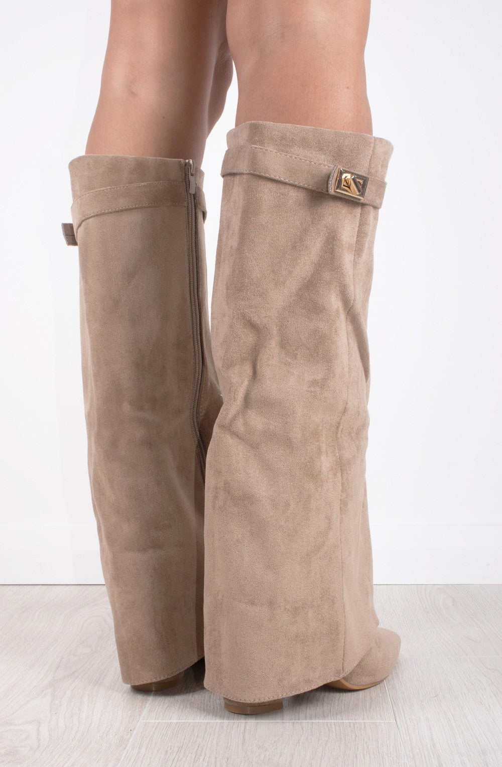 Suede Knee-High Boots | Bernadette