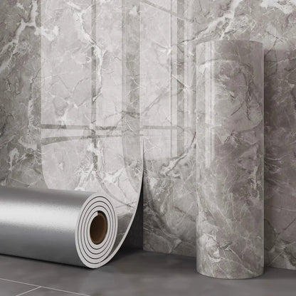Thick Foam Marble Removable Wallpaper – Waterproof Self-Adhesive Wall Decor for Bedroom and Living Areas 13