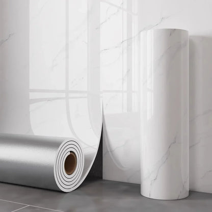 Thick Foam Marble Removable Wallpaper – Waterproof Self-Adhesive Wall Decor for Bedroom and Living Areas 8